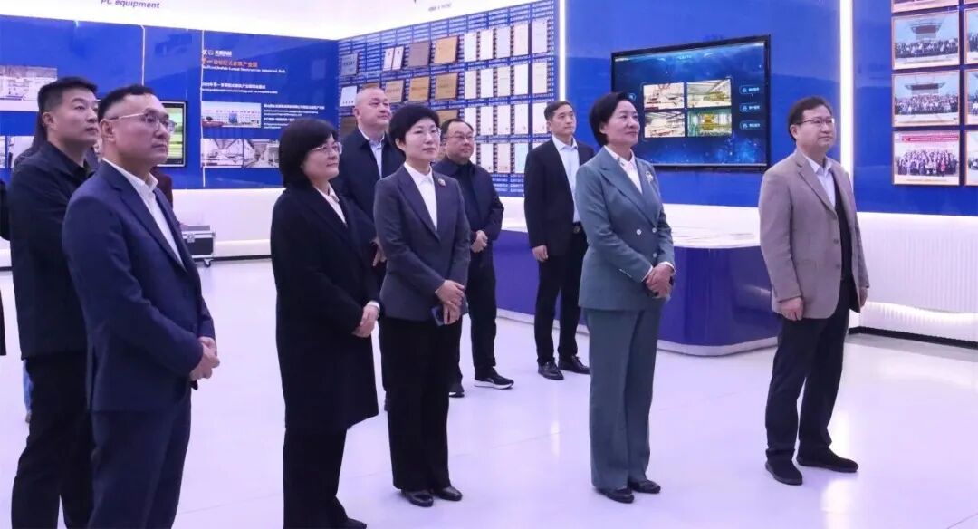 任城區政協黨組書記、主席李翠玲一行 蒞臨天意機械調